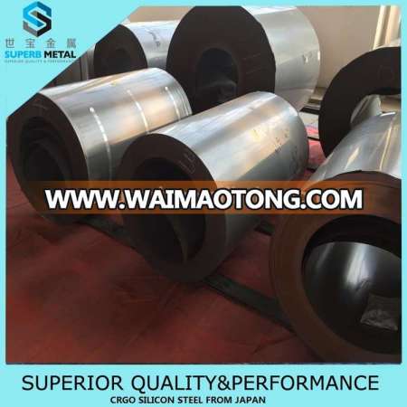 Prime Laminated CRGO Cold Rolled Core Transformer Grain Oriented Electrical Silicon Steel 23QG100